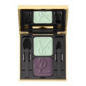 Yves Saint Laurent Ombres Duo Lumieres (W) cienie do powiek 21 Anise Green/Intense Plum 2,8g
