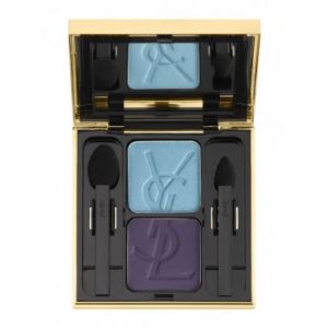 Yves Saint Laurent Ombres Duo Lumieres (W) cienie do powiek 25 Turquoise Blue/Hazy Violet 2,8g