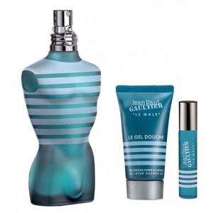 SET Jean Paul Gaultier Le Male (M) edt 125ml + edt 9ml + sg 75ml