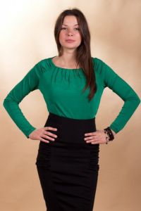 Lookat Glammi 3015 zielona bluzka damska